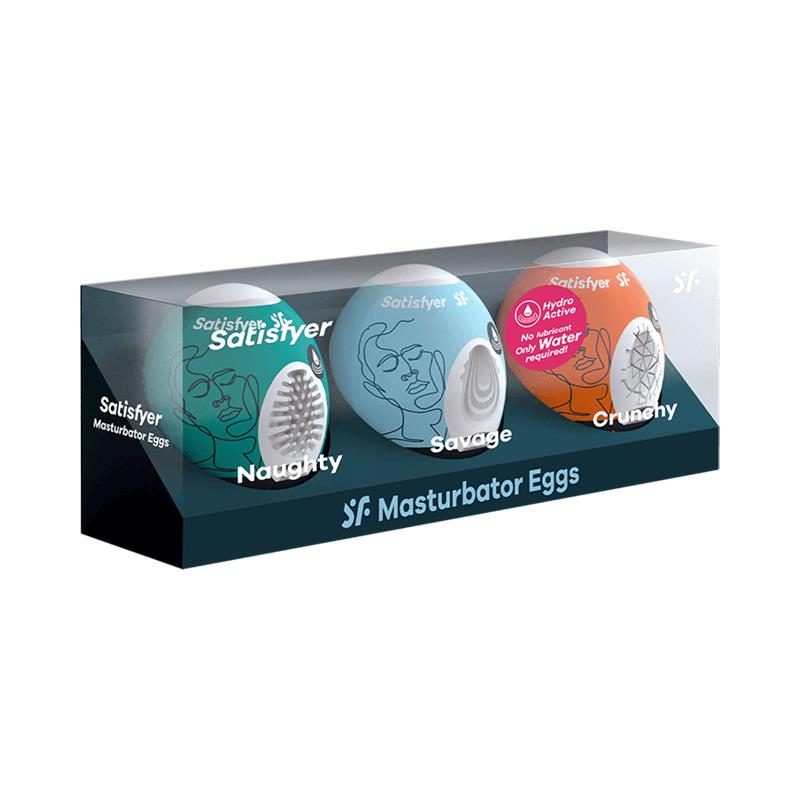 Set of 3 Masturbator Egg Naughty, Savage and Crunch Set of 3 Masturbator Egg Naughty, Savage and Crunch - immagine 4