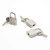 Silver Padlock with Keys
