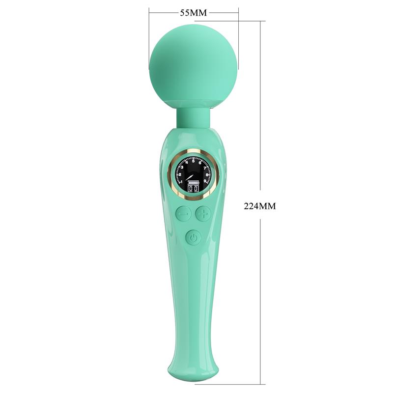 Skyler Massager Wand with Digital Screen Green Skyler Massager Wand with Digital Screen Green - immagine 8