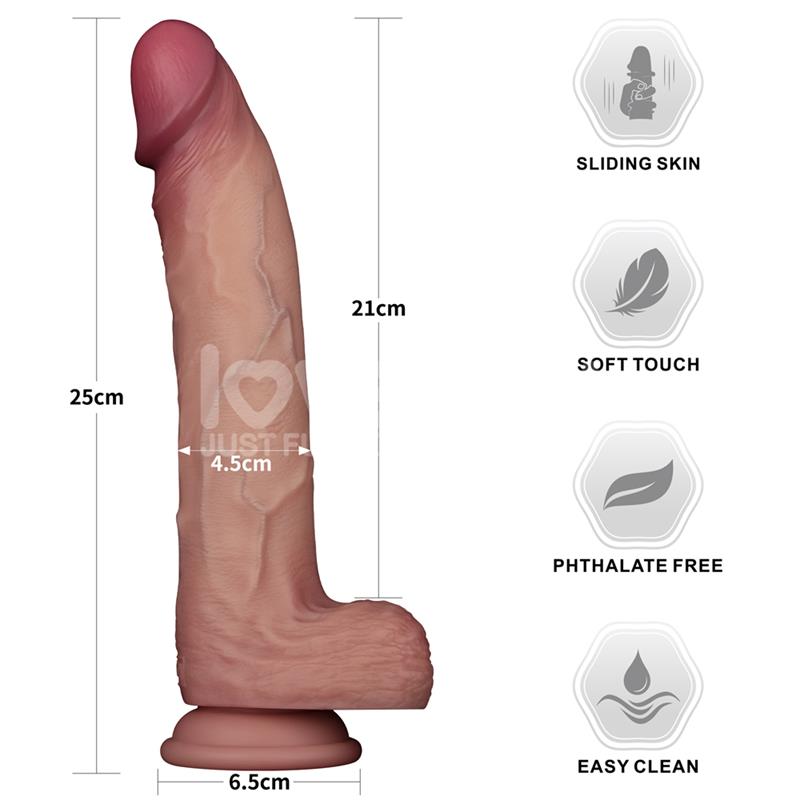 Dildo Sliding PRO II Sliding Skin a doppio strato 10 Dildo Sliding PRO II Sliding Skin a doppio strato 10 - immagine 14