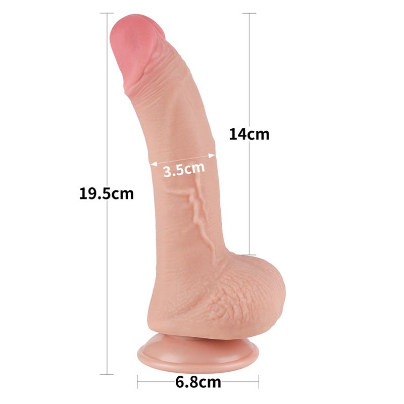 Sliding Skin Dual Layer Dildo 7.5 Sliding Skin Dual Layer Dildo 7.5 - Image 12