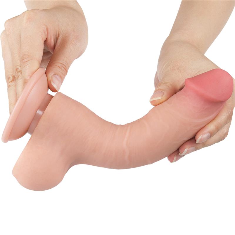 Dildo a doppio strato con superficie scorrevole 8 Dildo a doppio strato con superficie scorrevole 8 - immagine 2