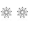 Snowflake Nippel Covers Black Snowflake Nippel Covers Black