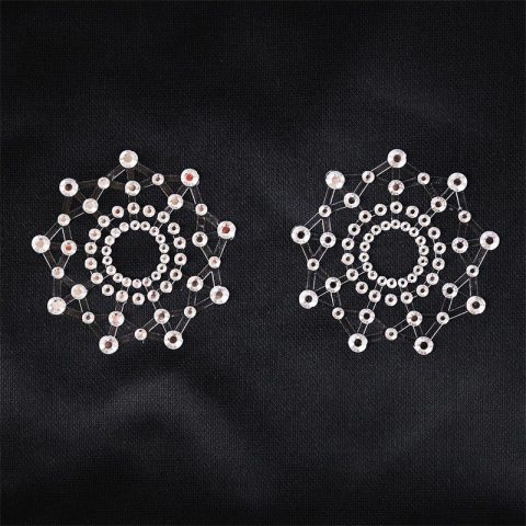 Snowflake Nipple Covers White