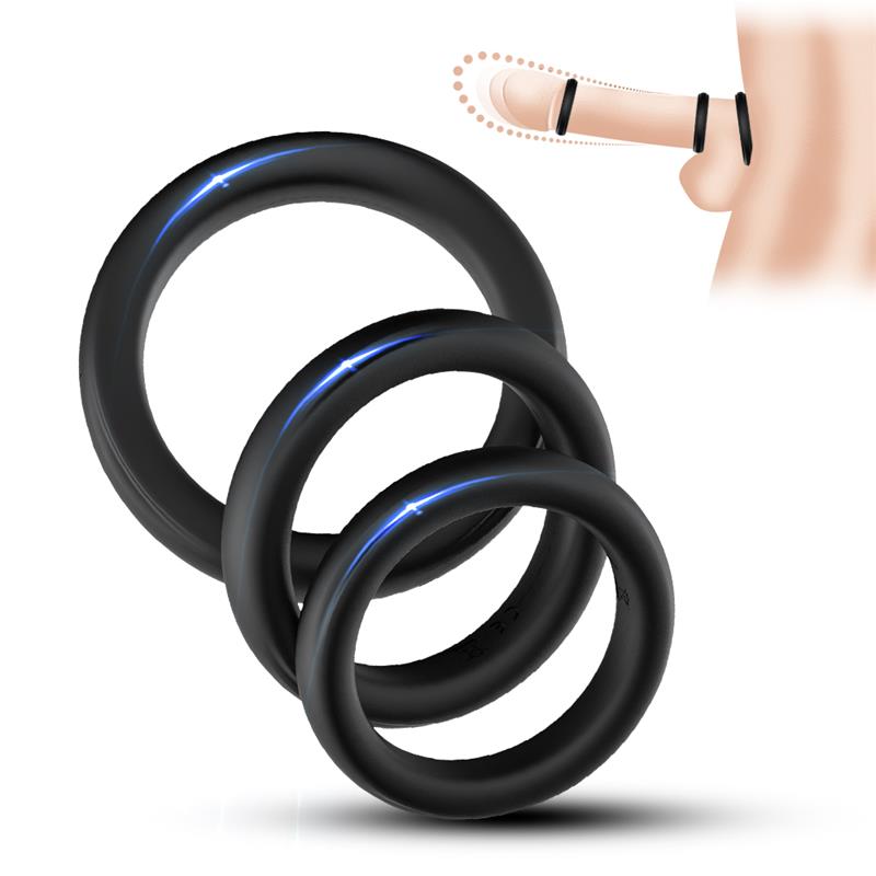 St of 3 Penis rings St of 3 Penis rings - immagine 6