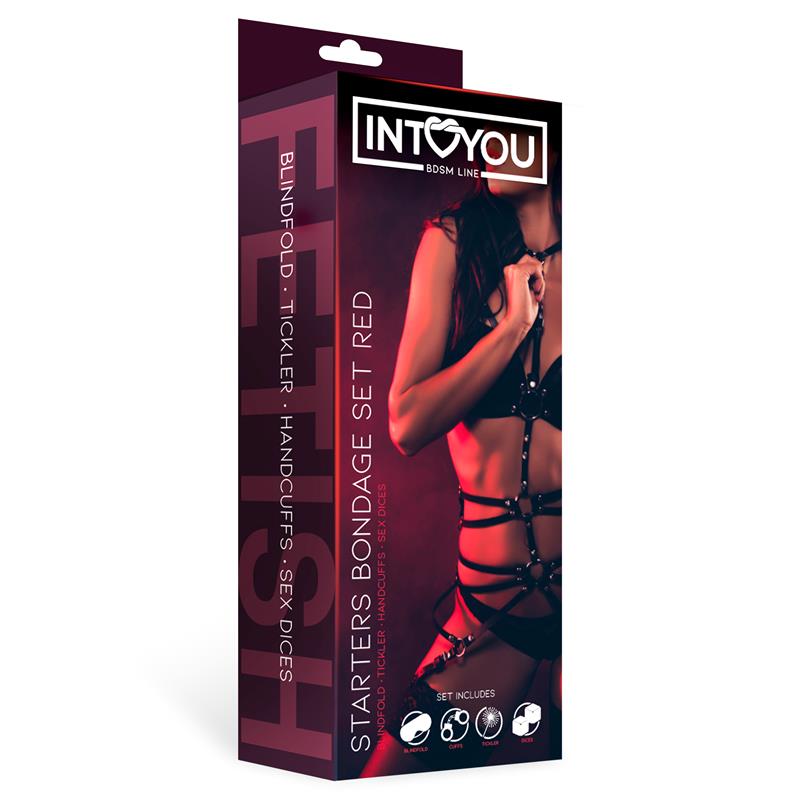 Starters Bondage Set 4 Pieces Red Starters Bondage Set 4 Pieces Red - Image 2