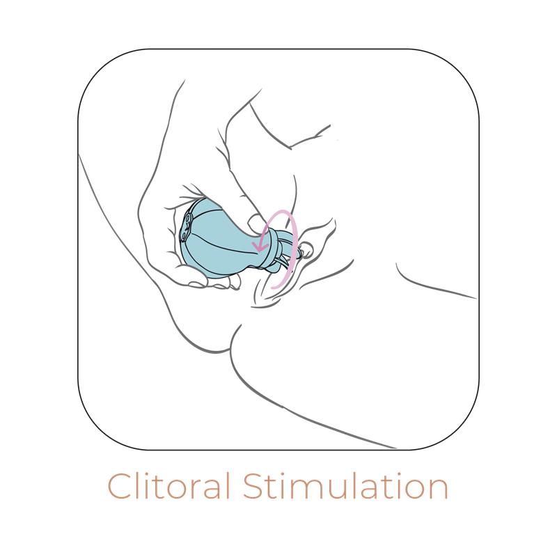 Stimulator Caress Vibration and Rotation Light Blue Stimulator Caress Vibration and Rotation Light Blue - immagine 7