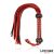 Stripe Barbed Flogger Red and Black