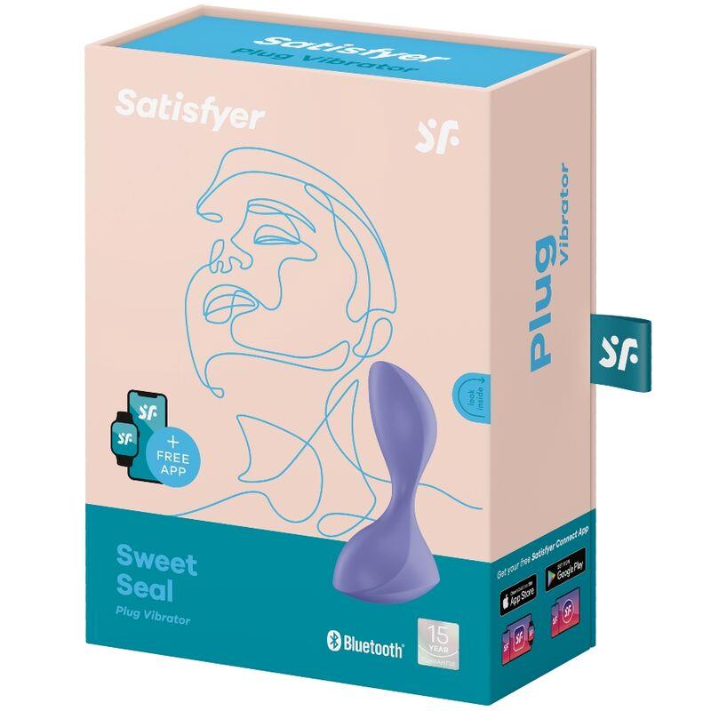 Sweet Seal Butt Plug with Vibration and APP Black Sweet Seal Butt Plug with Vibration and APP Black - Image 4