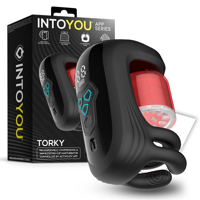 Torky Compressing Rotating Masturbator with App Torky Compressing Rotating Masturbator with App - Image 15