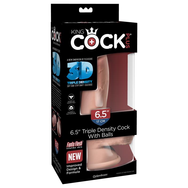 Triple Density Dildo with Testicles 6.5 Triple Density Dildo with Testicles 6.5 - Image 7