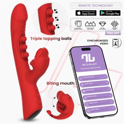 Trixy Vibrator with Tapping