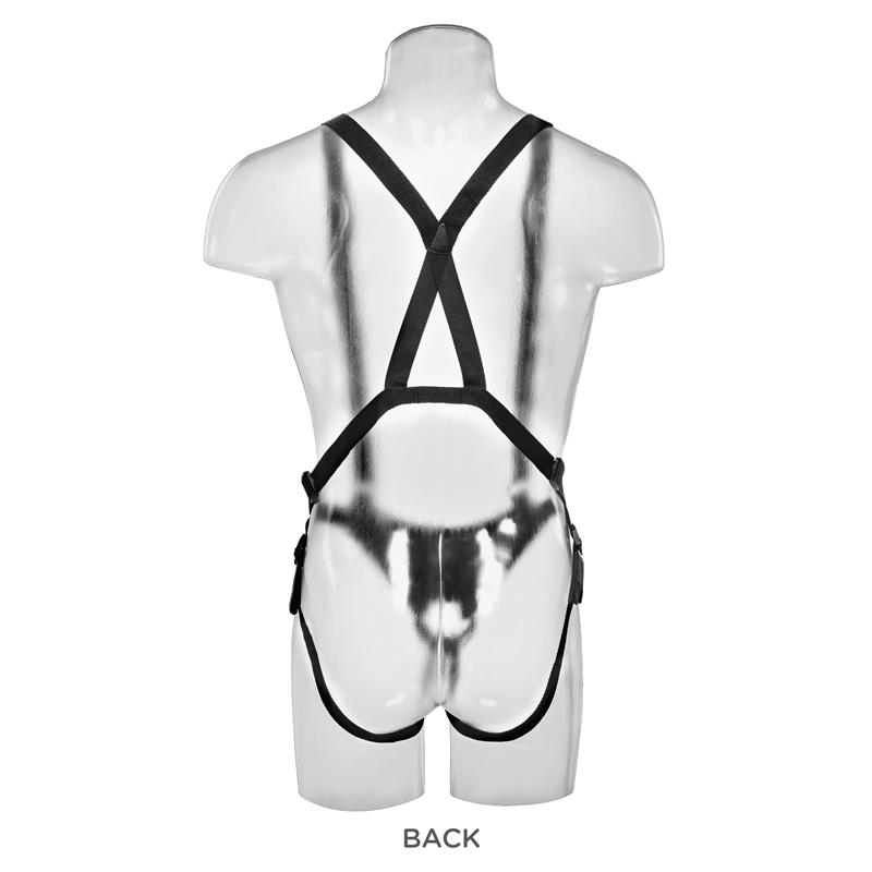 Two Cocks One Hole Hollow Strap-on Suspender 11 - Flesh Two Cocks One Hole Hollow Strap-on Suspender 11 - Flesh - immagine 5