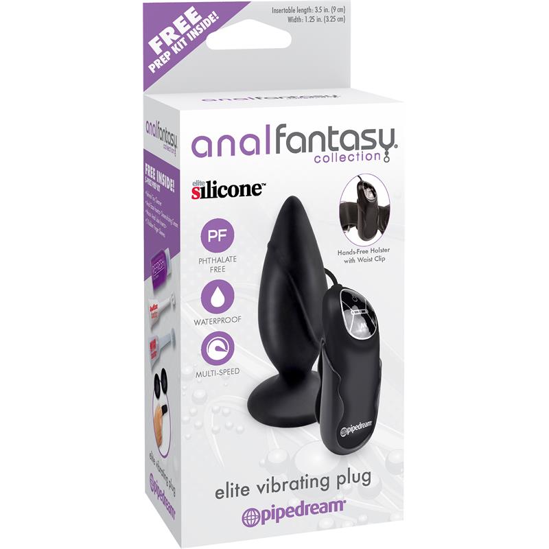 Vibrating Butt Plug with Remote Black Vibrating Butt Plug with Remote Black - immagine 3