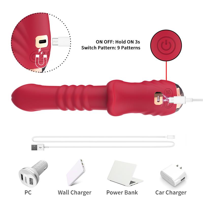 Vibrator with Thrusting G-spot and Digital Screen Vibrator with Thrusting G-spot and Digital Screen - Image 9