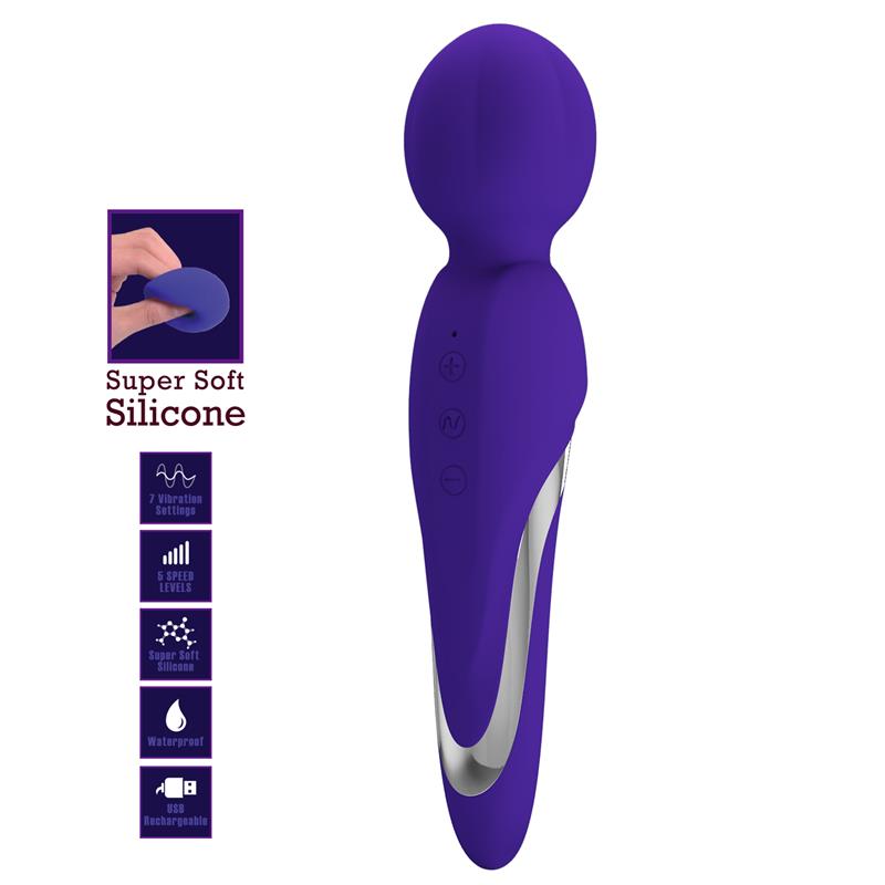 Bacchetta massaggiante Walter viola Walter Massager Wand Violet