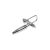 Wedge plug with Glans ring-Ø 25 MM Wedge plug with Glans ring-Ø 25 MM