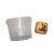 Dadi bianchi di posizione in un barattolo di plastica per coppie White Position Dice in a Plastic Jar for couples