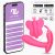Wingy Butterfly Vibrator with App Peach Red