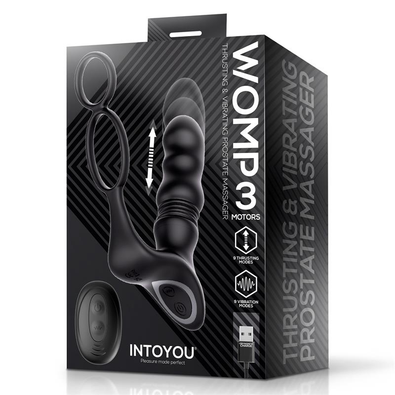 Womp Prostate Massager with Vibration, Thrusting and Remote Womp Prostate Massager with Vibration, Thrusting and Remote - Image 9