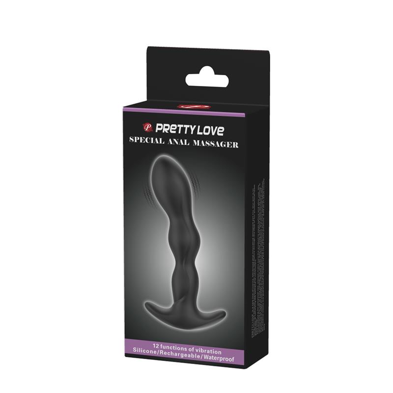 Yale Butt Plug with Vibration Black Yale Butt Plug with Vibration Black - immagine 10