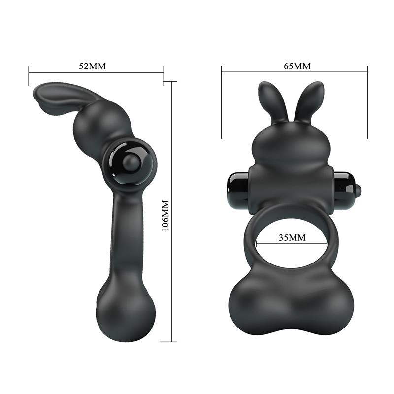 Yusuf Vibrating Penis Ring with Steel Beads 2x33gr Yusuf Vibrating Penis Ring with Steel Beads 2x33gr - Image 11