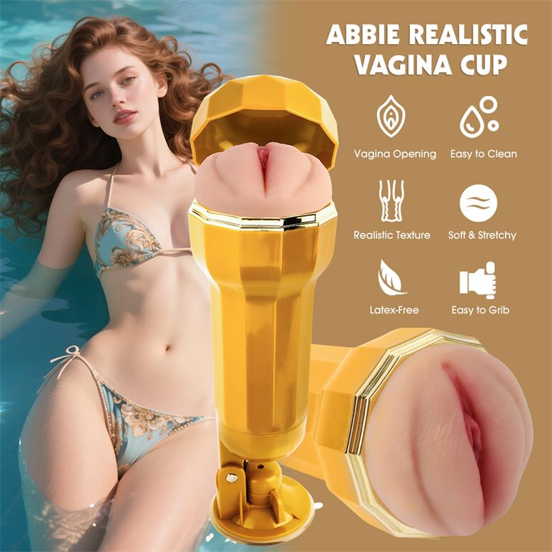 Abbie Vibrating Realistic Vagina Masturbator Abbie Vibrating Realistic Vagina Masturbator - immagine 2
