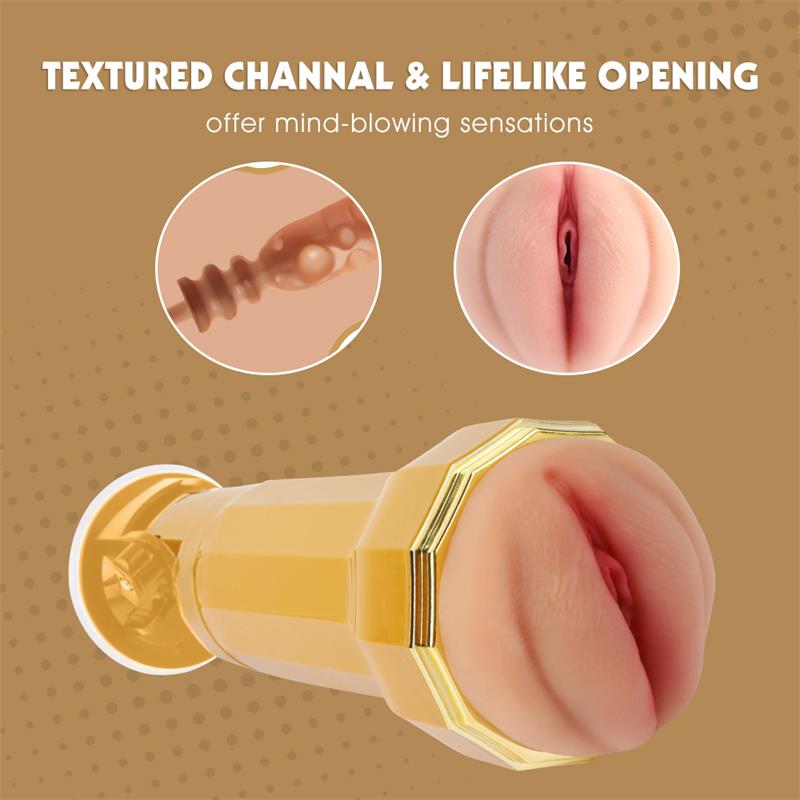 Abbie Vibrating Realistic Vagina Masturbator Abbie Vibrating Realistic Vagina Masturbator - immagine 5