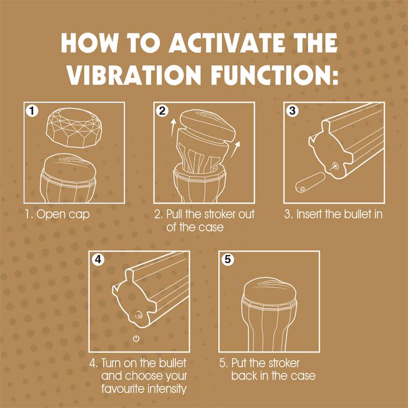 Abbie Vibrating Realistic Vagina Masturbator Abbie Vibrating Realistic Vagina Masturbator - immagine 9