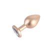 Candy Rose Gold Gem Butt Plug Size M