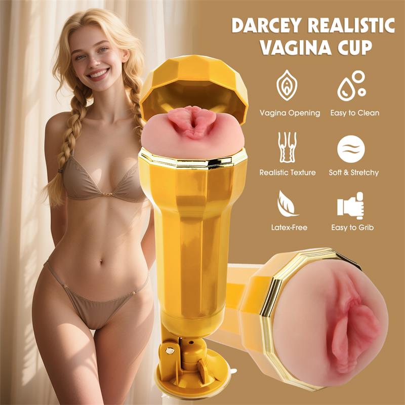 Darcey Vibrating Realistic Vagina masturbator Darcey Vibrating Realistic Vagina masturbator - immagine 2