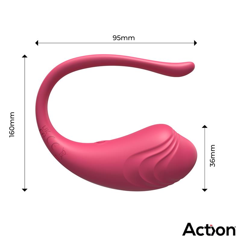Luvia Vibrating Egg with Remote Control Pink Luvia Vibrating Egg with Remote Control Pink - Image 9