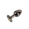 Tungsten Black Gem Butt Plug Size M