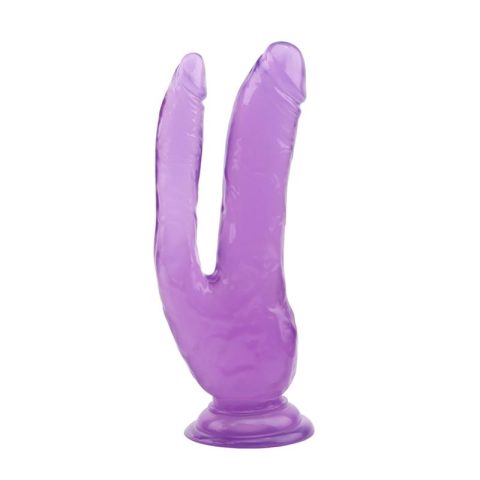 Double Dildo 8 - 20cm Clear