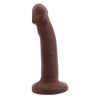 Eves Allure Dual Density Dildo Brown 18.5cm Eves Allure Dual Density Dildo Brown 18.5cm