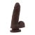 The Glad Eye Dual-density Dildo Brown 15m